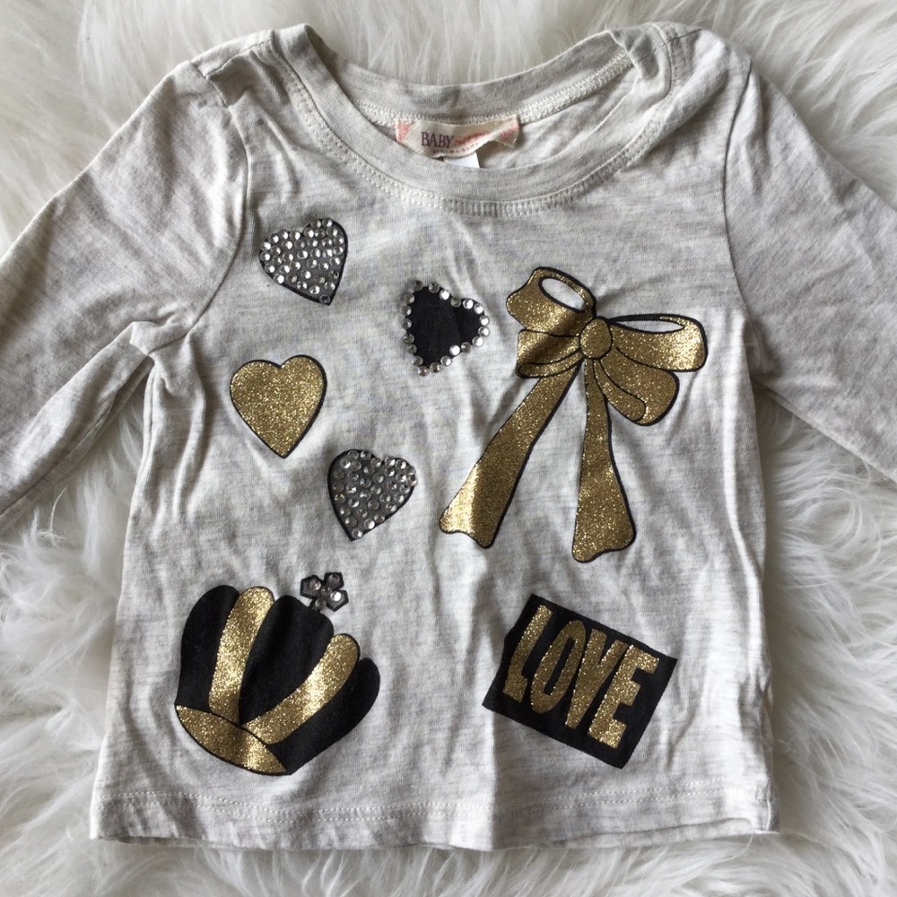 Gold Accent Royalty Top